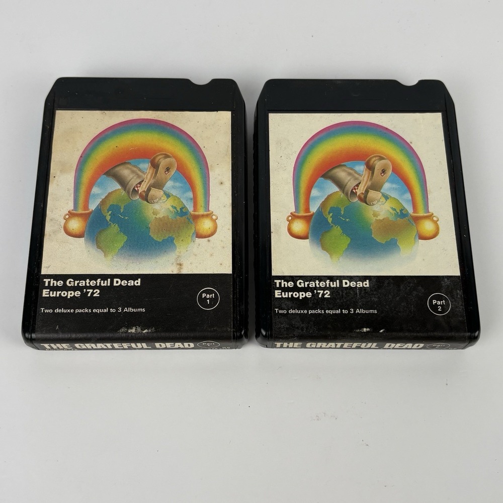 VTG 70s The Grateful Dead Europe 72 Part 1 & 2 8 Track Lot of 2 K8A2668